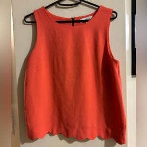 Monteau Vibrant Coral Dressy Tank Top